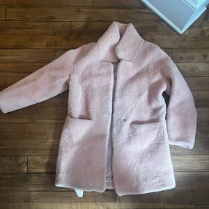 Baby pink vintage Sherpa jacket